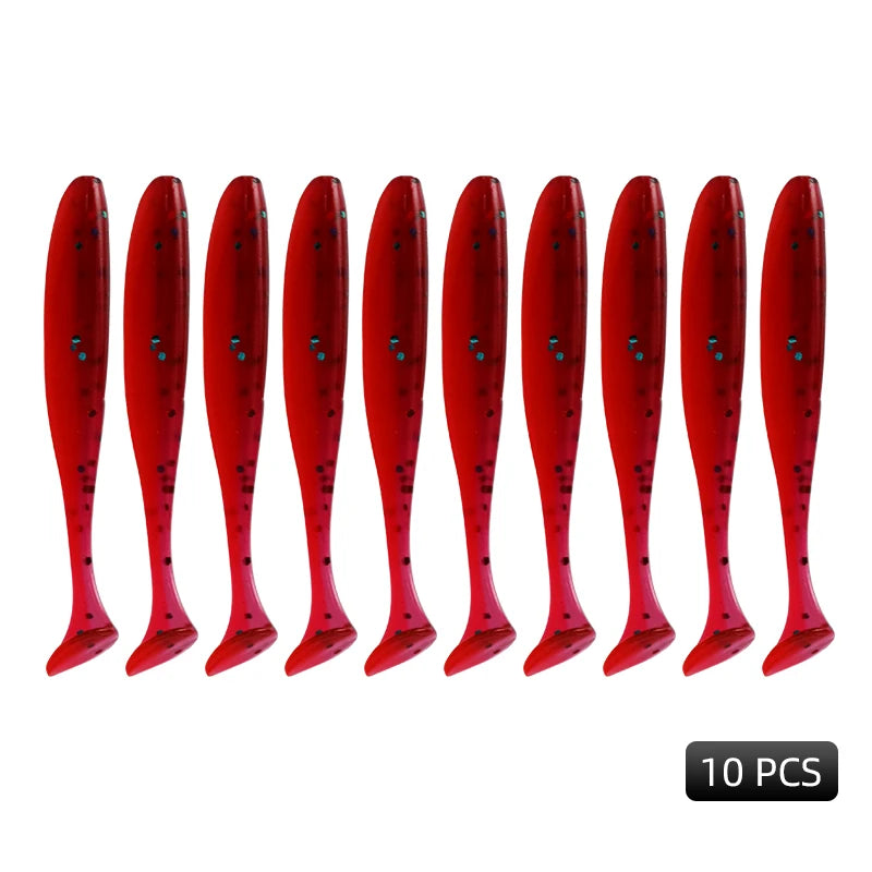 MEREDITH Easy Shiner Angelköder 50mm 65mm 75mm 100mm Wobbler Karpfen Angeln Weiche Köder Silikon Künstlich Plastik Köder