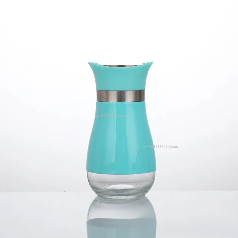 MOONBIFFY Gewürzstreuer Glas - 250ml, Edelstahldeckel