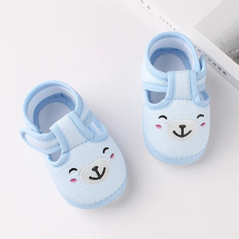 Neugeborene Cartoon Baby Schuhe 2025 - Kinder Erste Laufschuhe Weiche Sohle - Jungen Mädchen Kleinkind Frühling Herbst