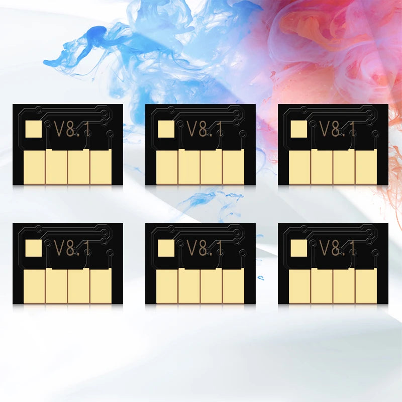 HP727 Cartridge Chip New Upgrade HP 727 Chip For HP DesignJet T920 T930 T1500 T1530 T2500 T2530 Printer 300ml Each Color
