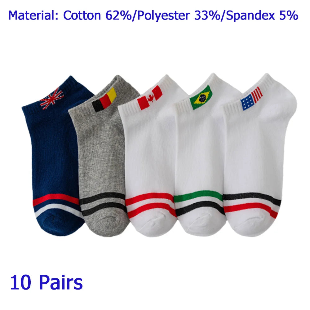 OtherCN 05-8 Unsichtbar No Show Socken - 8 Paar Polyester
