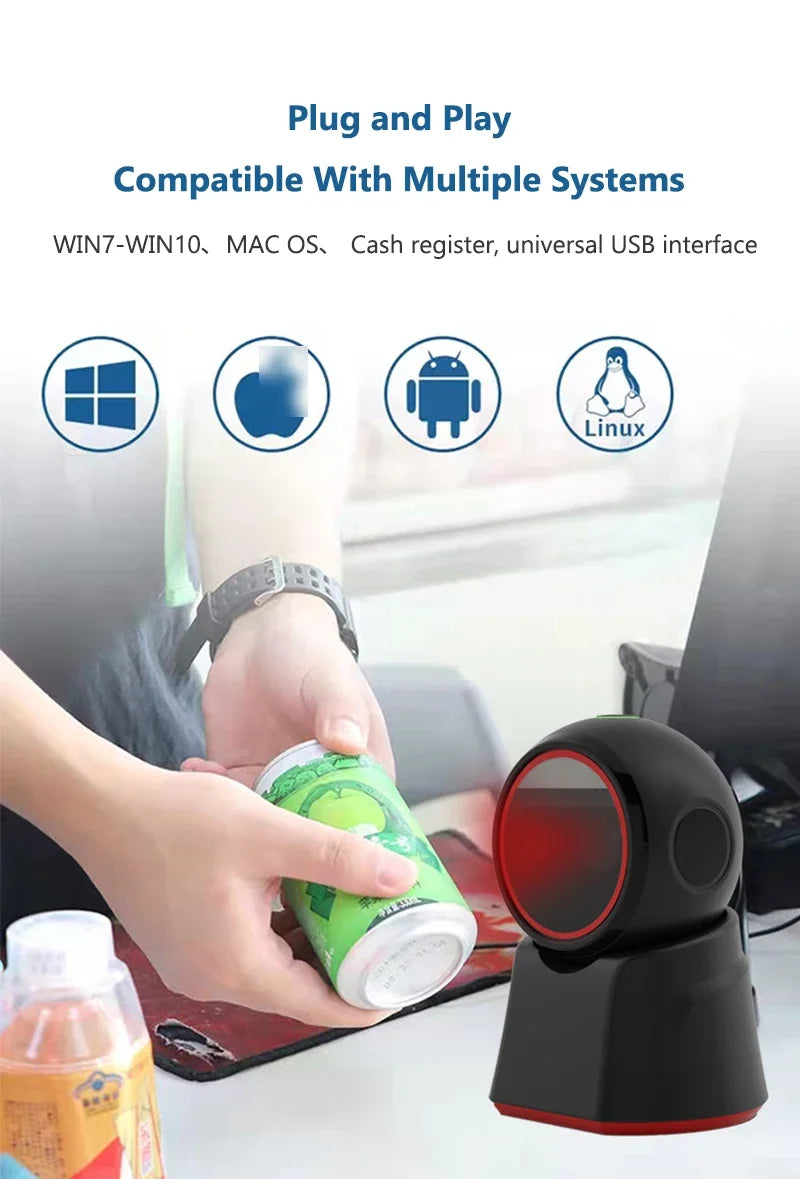 Scaner 2D luxuglow 1D/2D QR/PDF417 - 600×800, 200/s