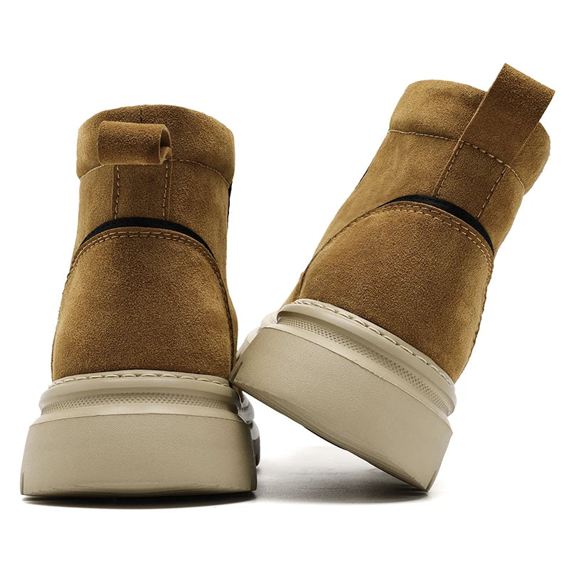 Chobenjoe Outdoor Leder Stiefelette Bequeme Passform - Material Leder, Verschluss Schnürung