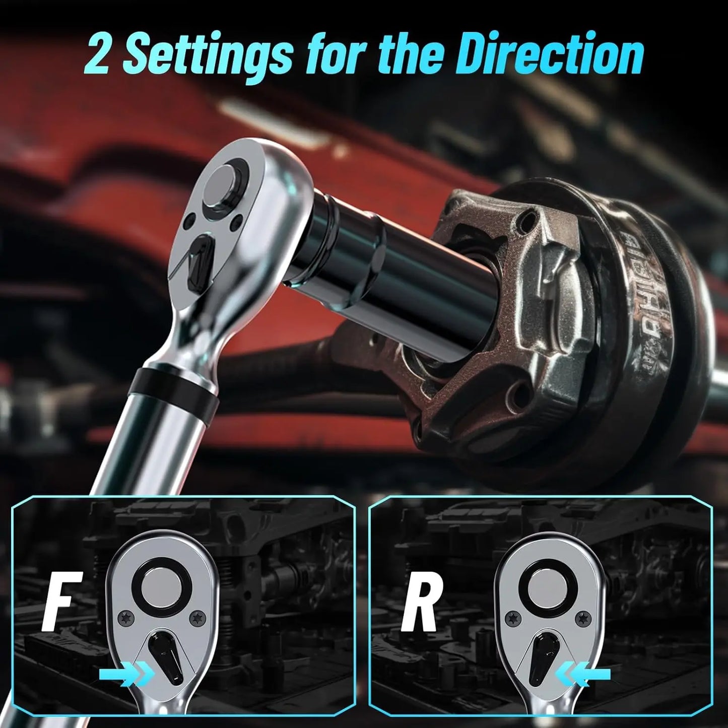 Seesii 1/2'' Elektrischer Drehmomentschlüssel-Kit 2% Drehmomentschlüssel-Genauigkeit 340N.m Digitaler Drehmomentschlüssel mit 3 einstellbaren Modi für Auto-Pflege