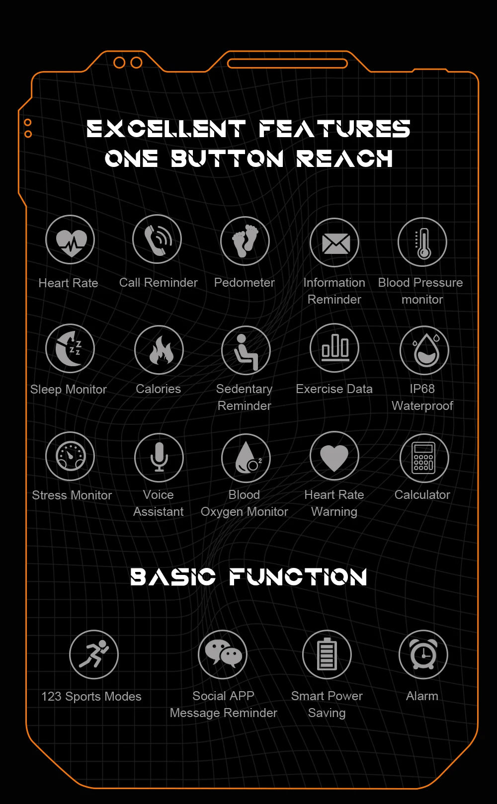 C20Pro Sports Smart Watch Männer Bluetooth Anruf Smartwatch IP68 Wasserdicht Multi Sports Mode Gesundheitsüberwachung Militär Smartwatch