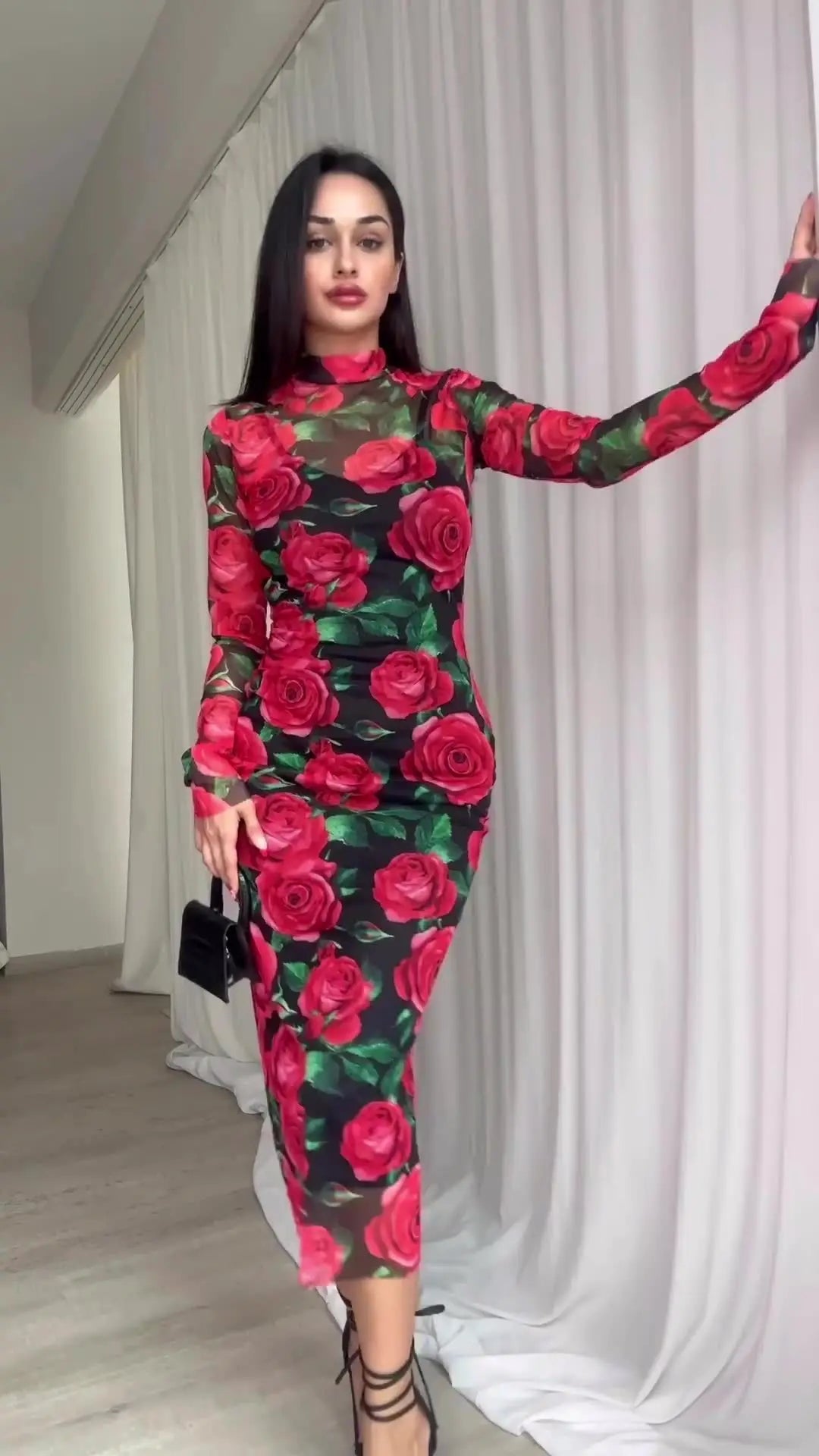 Rochie musulmană pentru femei, model mânecă lungă, model Abaya, rochie de seară, model Ramadan, Kaftan, Islam, Dubai, arab, rochie lungă, 2024