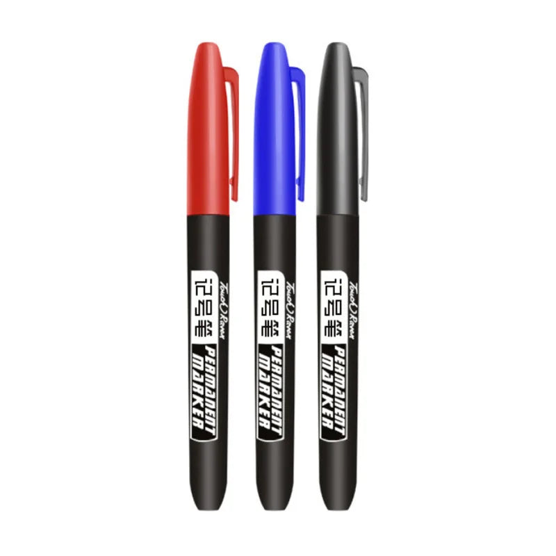 AIWOSUOAIB Permanentmarker 3er Öl - 1,5mm Schwarz Blau