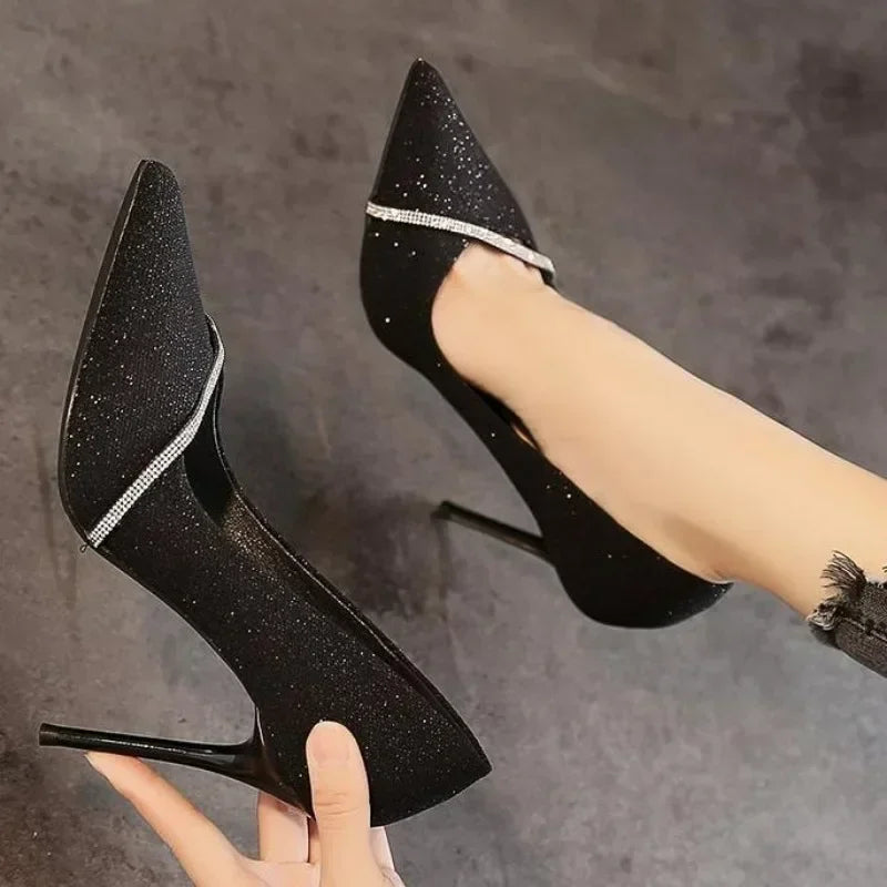 Women's Shoes Heel Trend New Spring Summer Pointy Wedding High-heeled Shoe Flashion elegant Chic and Elegant Stiletto Pumps