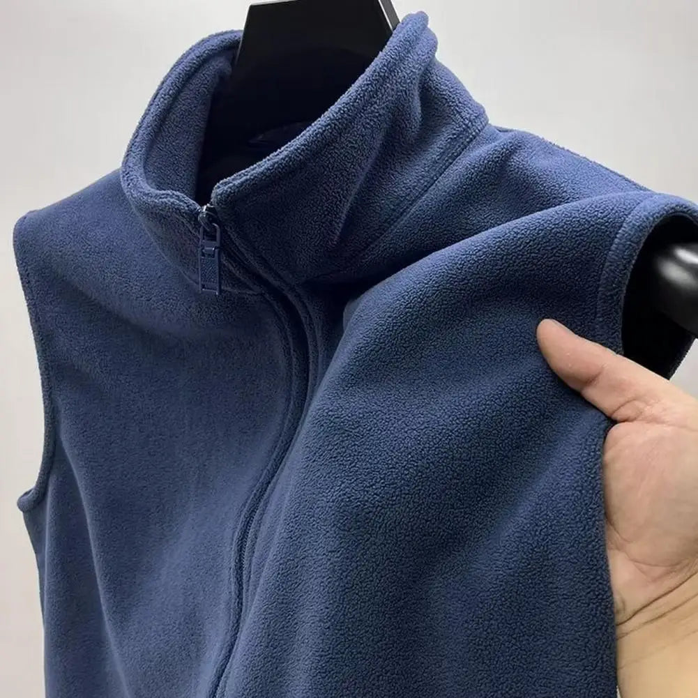 Sanwood Polar Fleece Weste Doppelseitig Stehkragen - Kapazität Hoch Leistung Hoch Größe M