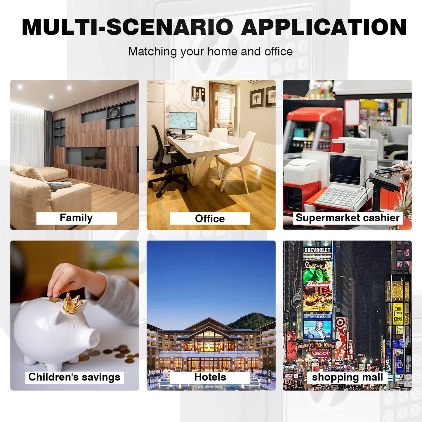 Seif digital din oțel DayPlus 16L - Cutie electronică de securitate pentru birou și casă