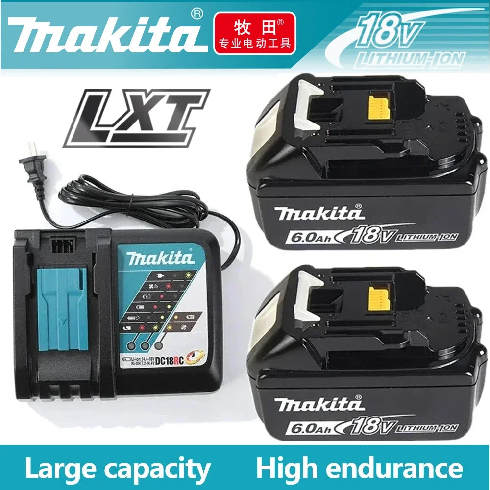 Genuine Makita 18 V Battery, 6Ah Lithium-Ion,makita 18v battery,Batterie Makita 18V Replacement, Safe & Efficient
