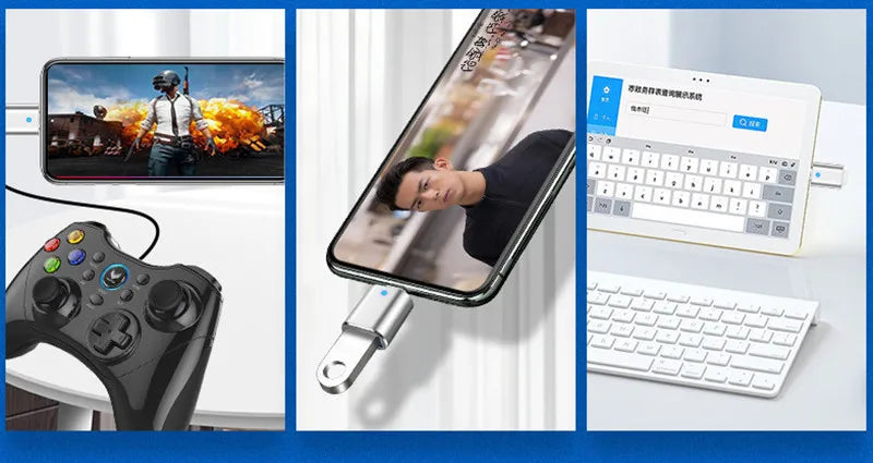 OTG-Adapter Typ C zu USB3.0 - Hochleistungs-Verbinder für Laptop und Handy