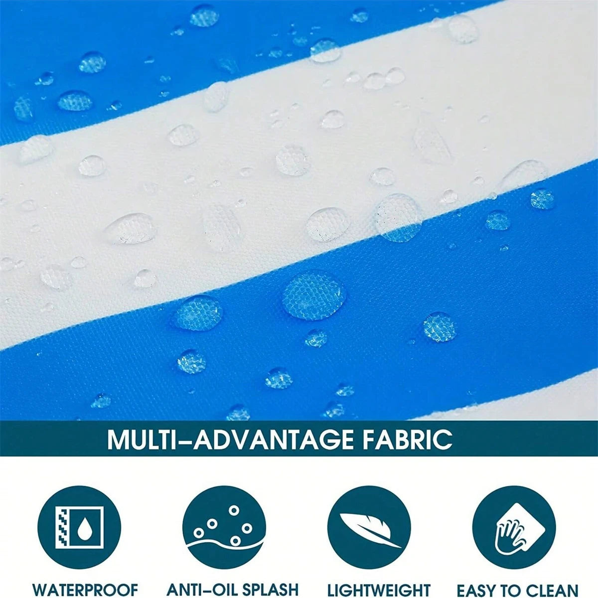 Geantă de plajă de vară din pânză cu dungi, geantă de cumpărături de mare capacitate, geantă tote la modă pentru călătorii, ideală pentru plajă, călătorii și camping