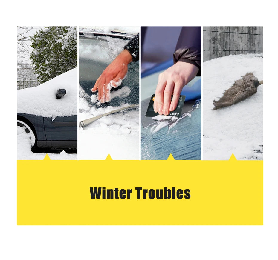 Perie de zăpadă auto extensibilă curățare îndepărtare lopată răzuitor iarnă perii auto parbriz degiver remover instrumente de spălare defroster