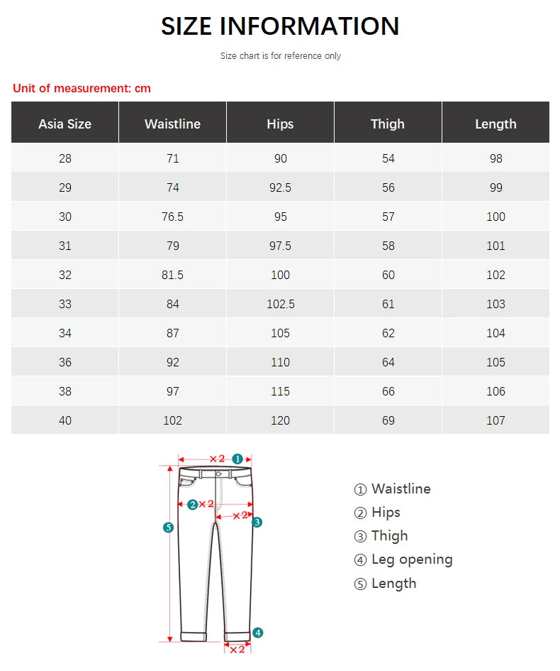 Blugi slim elastici la modă pentru bărbați - Business, greutate medie, S-XL