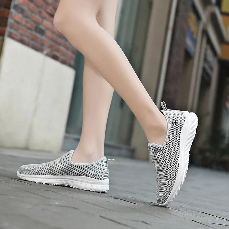 Herren Sneakers Atmungsaktiv Sommer Unisex Casual Schuhe Outdoor Rutschfest Mesh Loafers Walking Leicht Mode Männlich Tennis Schuhe