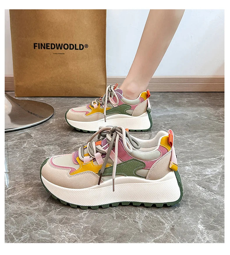 Women Sneakers Luxury Fashion High Top Women Boots Platform Casual Shoes Outdoor Running Shoes for Women Female Ladies Trainers