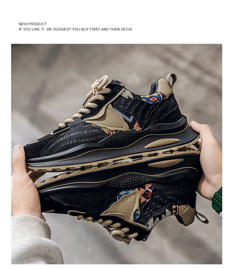 Pantofi sport pentru bărbați, pantofi sport de primăvară 2025, pantofi sport casual, versatili, confortabili, la modă, de nișă, antiderapanți, rezistenți la uzură, retro