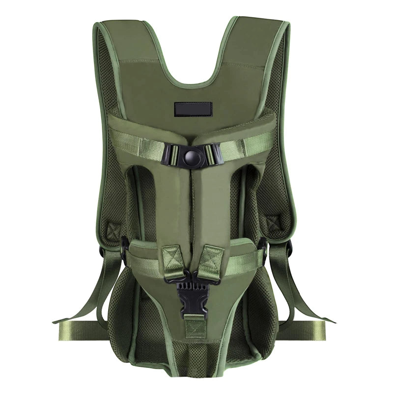 Benepaw Hund Träger Rucksack 2025 - Verstellbar Haustier Träger Vorne Gerichtet - Freihändig Sicherheit Welpe Reise Tasche Klein Mittel Hund