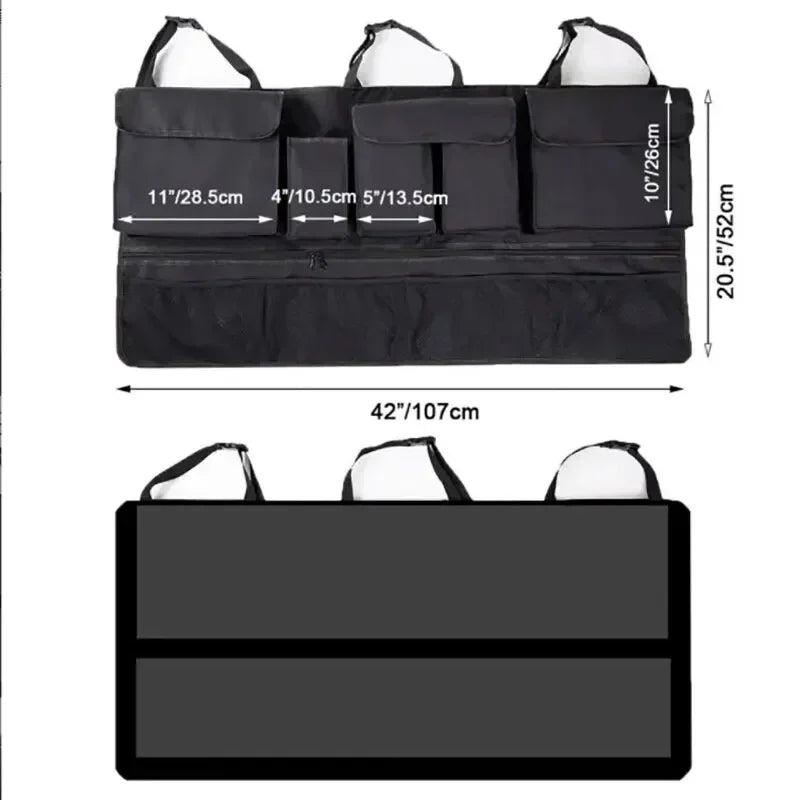Auto-Organizer 2025: Multi-Pocket Car-Trunk - Seat Back Storage Collection