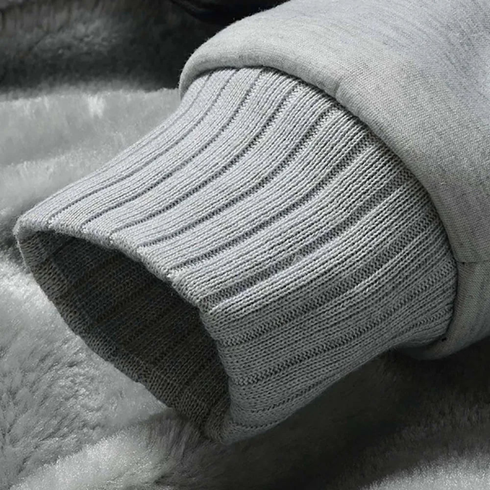 NordX Winterjacke Kapuze - Dicke Fleece, Reißverschluss