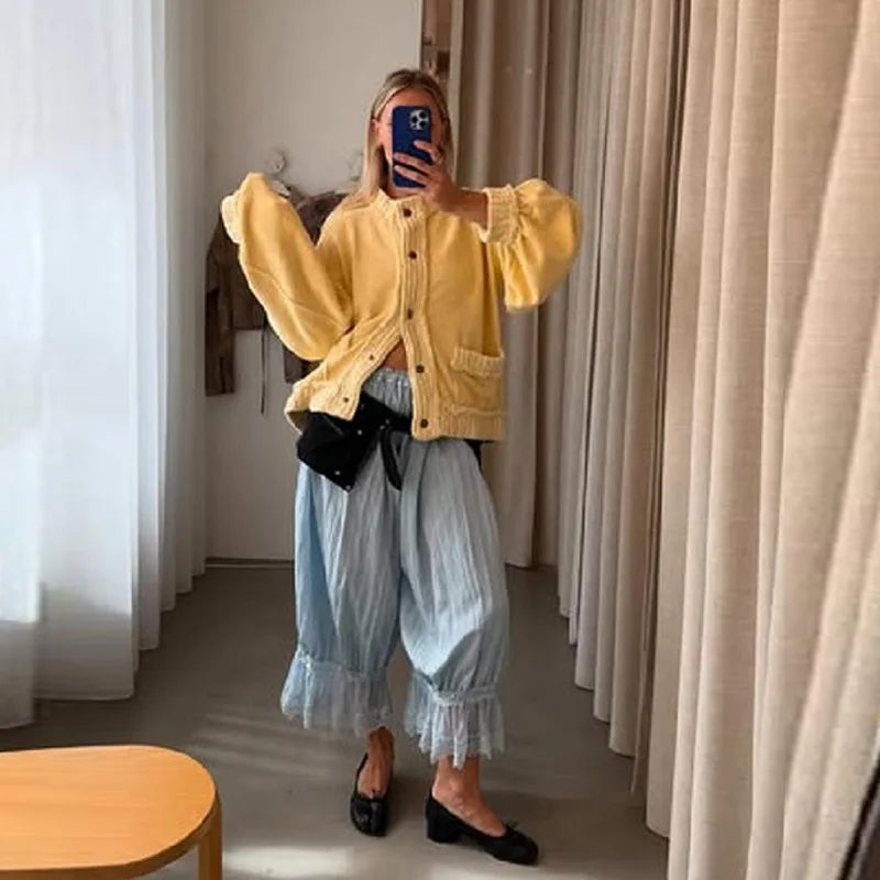 Mâneci tip felinar pentru cardigan CN Zhejiang - Mărime M/L, 120-220 g/m²