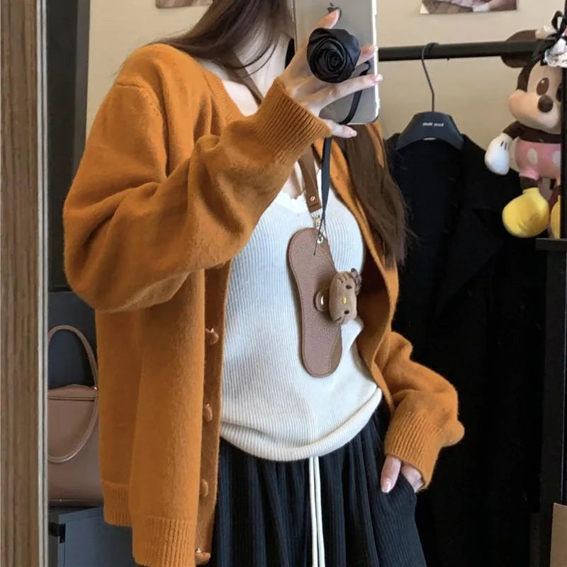 CN Fujian Cardigan Lockere Passform - Leichte Webware, Größe Regular