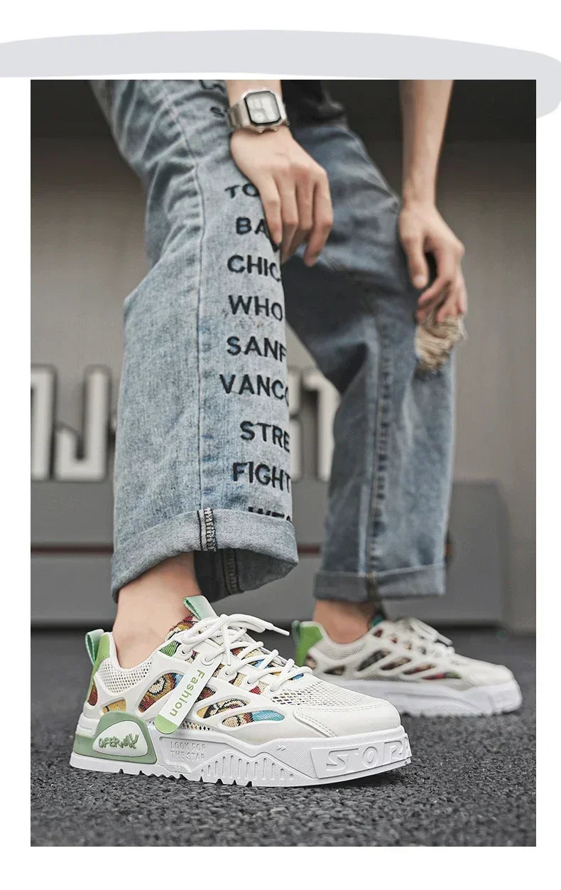 Zapatillas Hombre 2024 - Adidași de lux pentru skateboard, Tenis Masculino Respirable și Cómodo (Casual/Running)