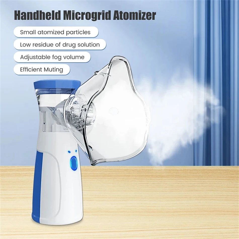 Neu Für Xiaomi USB Medizinisch Stumm Mesh Vernebler Handheld Asthma Inhalator Zerstäuber Kinder Erwachsene Gesundheitspflege Mini Tragbar Luftbefeuchter