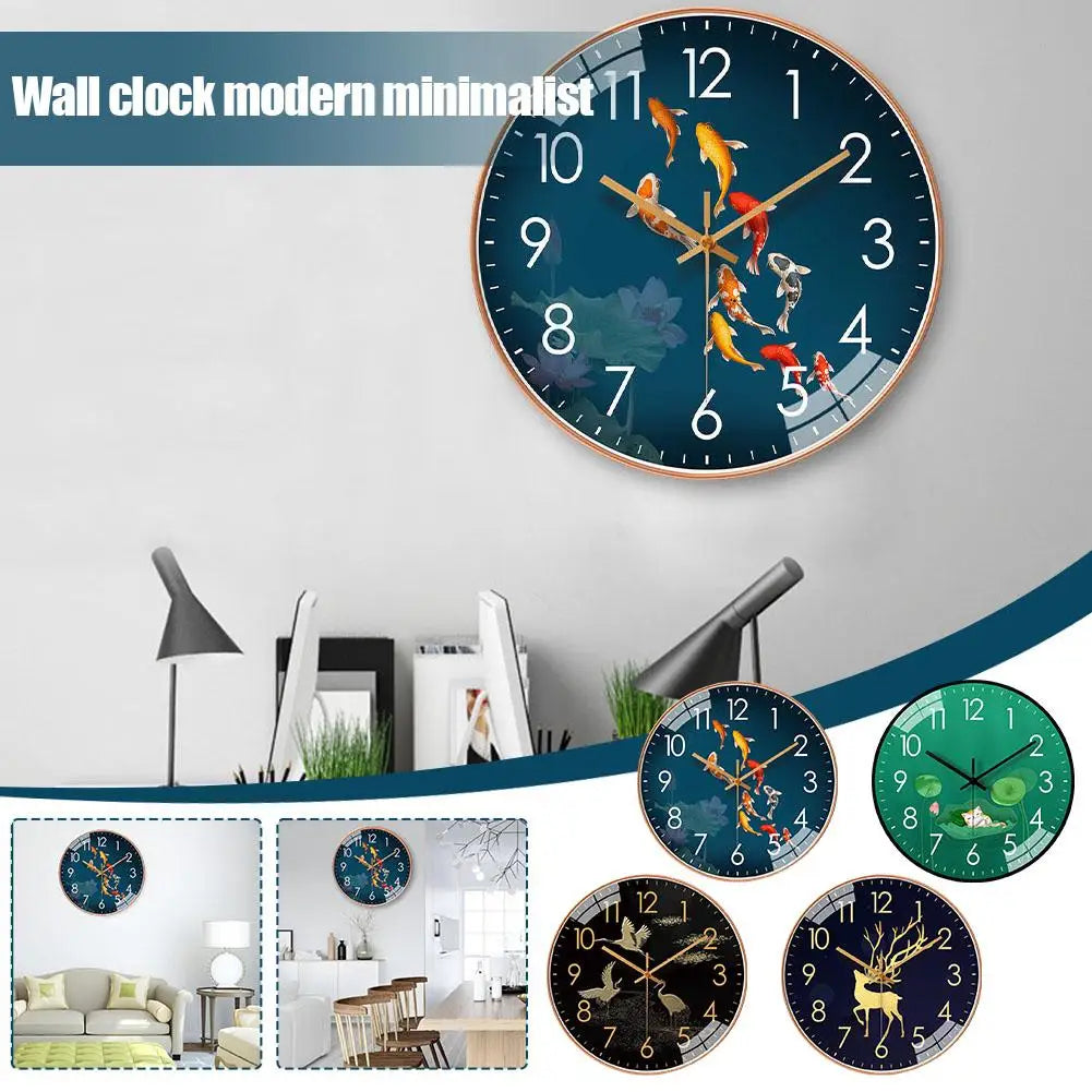 Creative Modern Wall Clocks 3D Acrylic Mirror Sticker For Home Decor Living Room  Digital Clock Quartz Needle Hanging Wall Clock