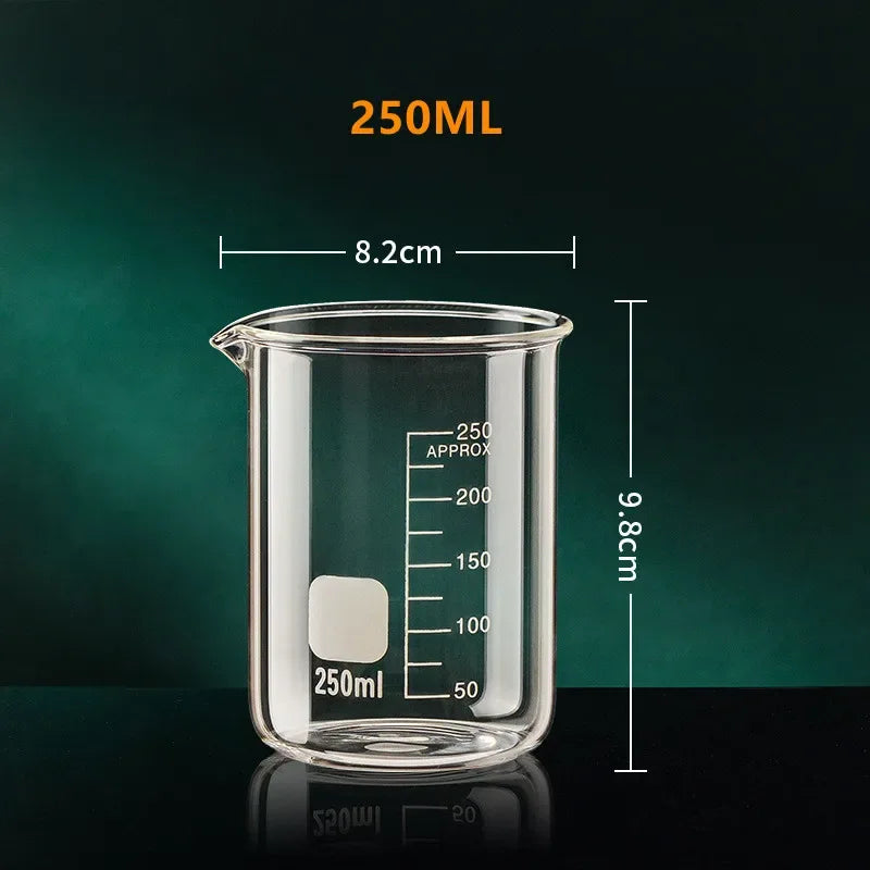 Choice Messbecher Hitzebeständig - 50/250/1000ml Glas