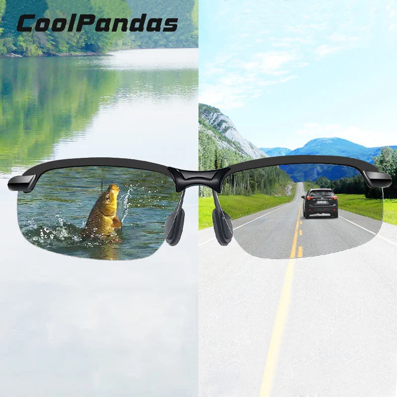 Sonnenbrille 2025: Photochromic Fishing Polarized - Chameleon Day Night Vision Driving Eyewear Collection