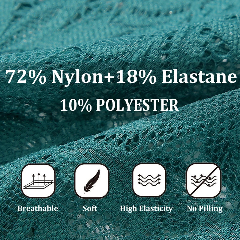 All Of Me Spitze V-Taillen Dessous - 3er Set Nylon Elastan