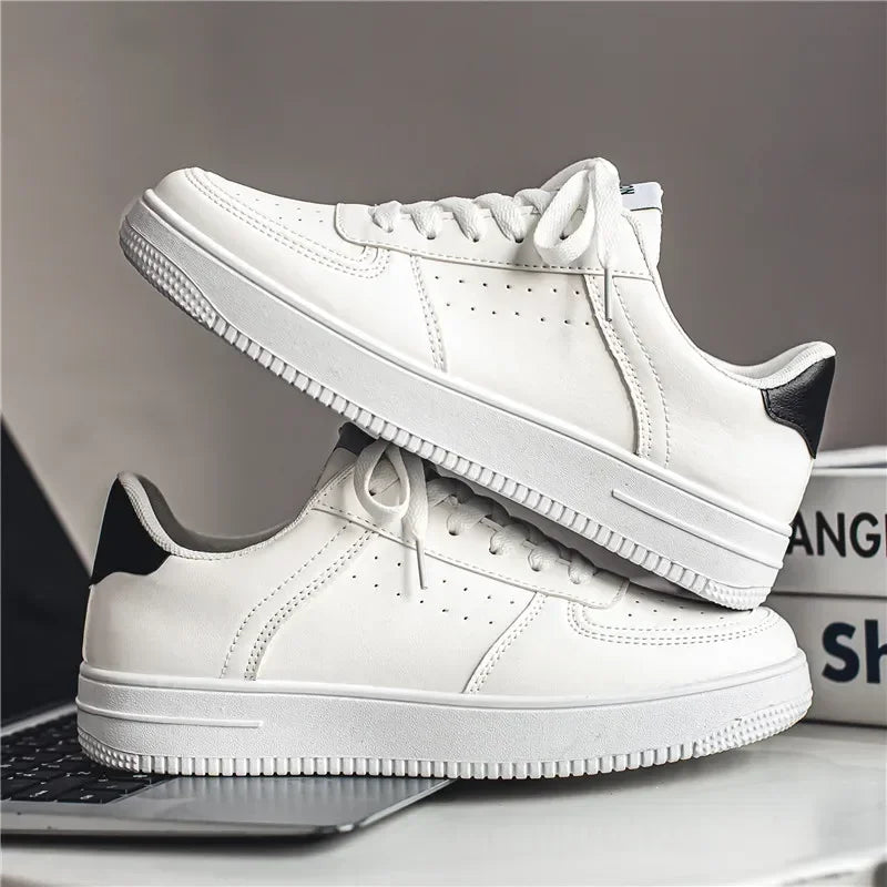 NKLSA Sneaker Atmungsaktiv - Dicke Sohle Weiß Größe