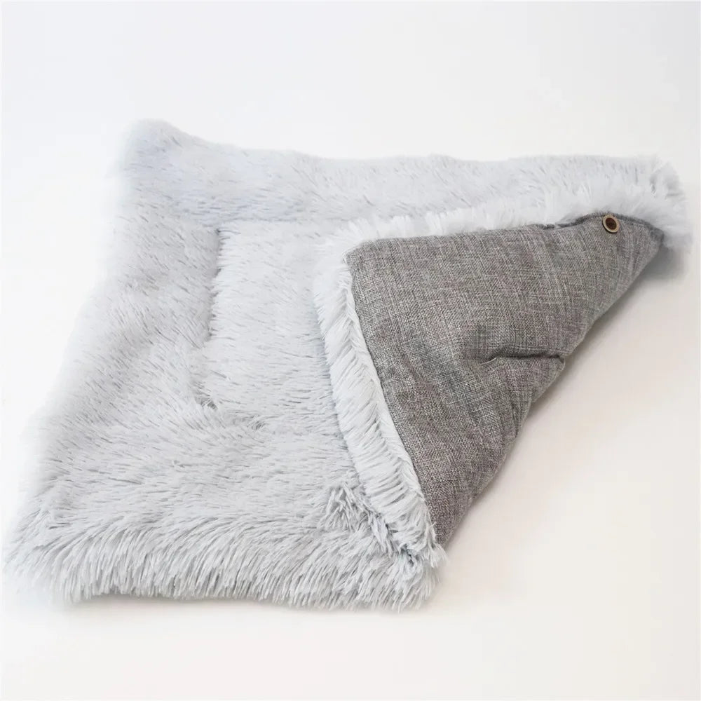 Pet Dog Bed Super Soft Sofa Winter Warm Bed House for Small Medium Large Dog Puppy Cotton Kennel Mat Washable Cushion