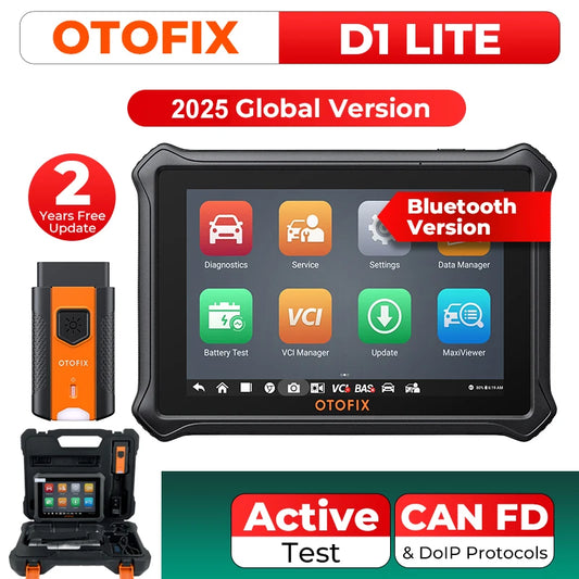 Scaner OBD2 2025 - Instrument de diagnosticare auto OTOFIX D1 LITE Bluetooth fără fir