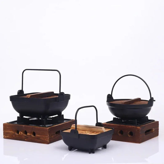 Pots for Kitchen Utensil Non Stick Pots for Cooking Set Cookware Accessories Sets Pan Pot Non-stick Kit Utensils Nonstick Dining - Golden Bridge Store