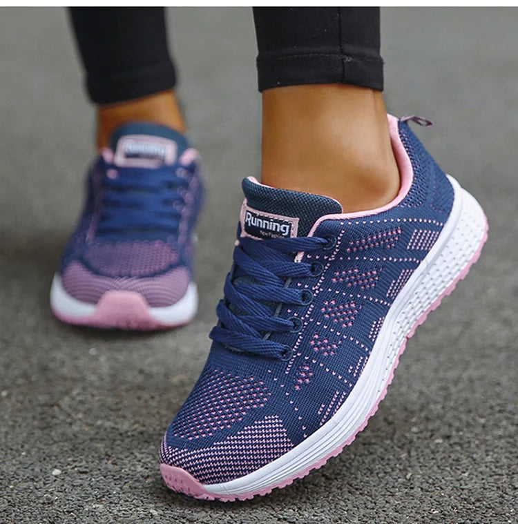 Women's Sneaker Fashion 2025 New Breathable Shoes Women Vulcanized Sneaker Woman Lace Up Tenis Feminino Sneakers For Women