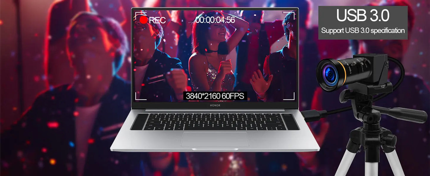 Cameră web ELP ELP-USB4KCAM30H 4K60FPS - USB3.0 HDMI 1/2.8"