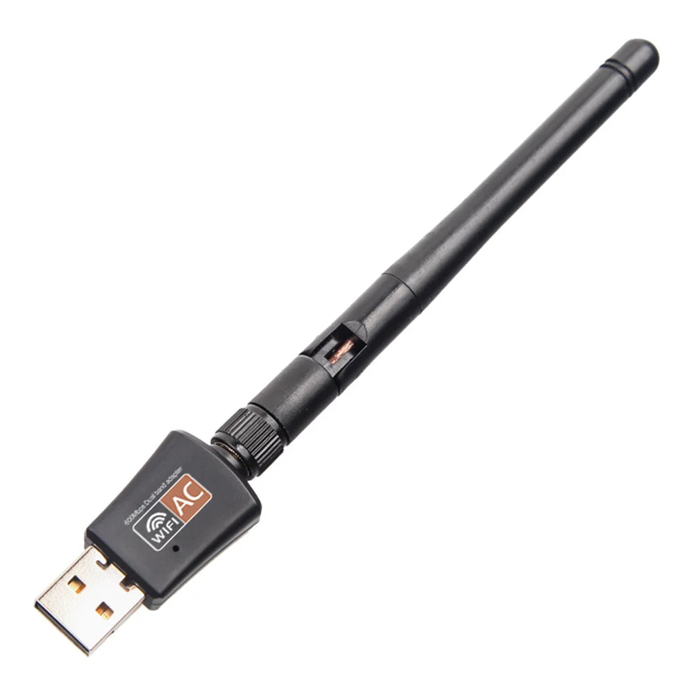 WiFi-Adapter 2025: Dual-Band 600Mbps USB - 2.4GHz 5GHz Antenna Collection