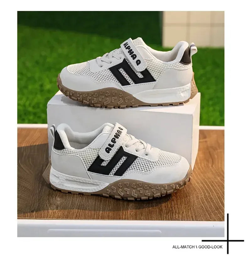 Mädchen Laufschuhe 2025 - Weiche Sohle Frühling Herbst Neuer Stil - Kinder Sport Sneakers Dad Style Casual Schuhe