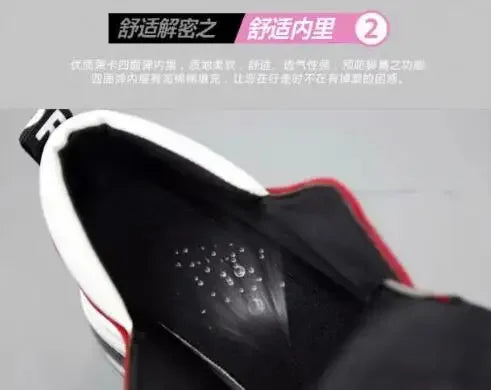 NEW Platform Wedge Sneakers Ladies Shoes Sneaker Casual Shoes Trainers Women Female Shoes Black Red Sneaker Women Tenis Feminino