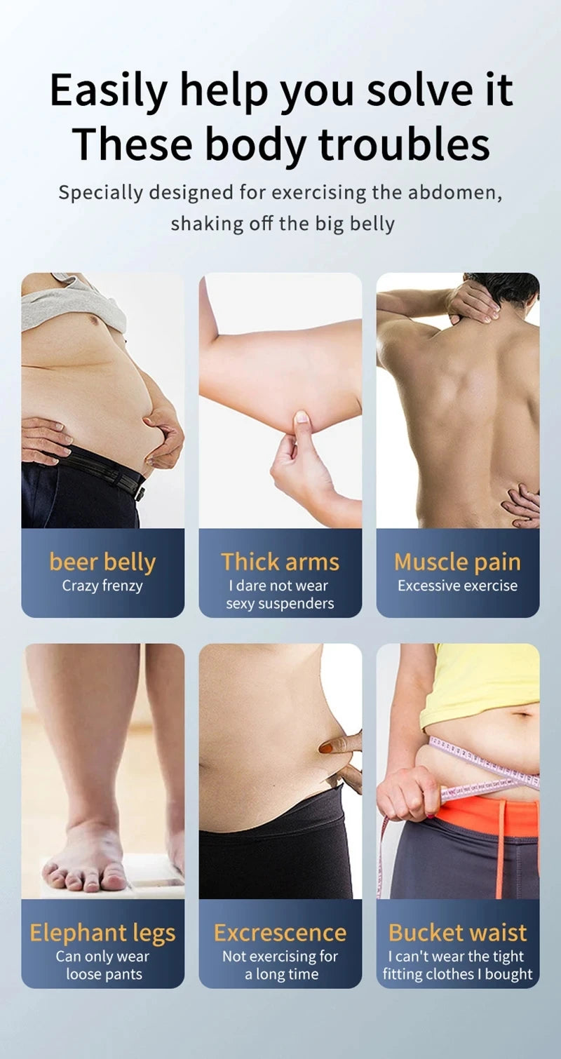 Centură abdominală cu stimulator muscular LGFU EMS - USB CE SML