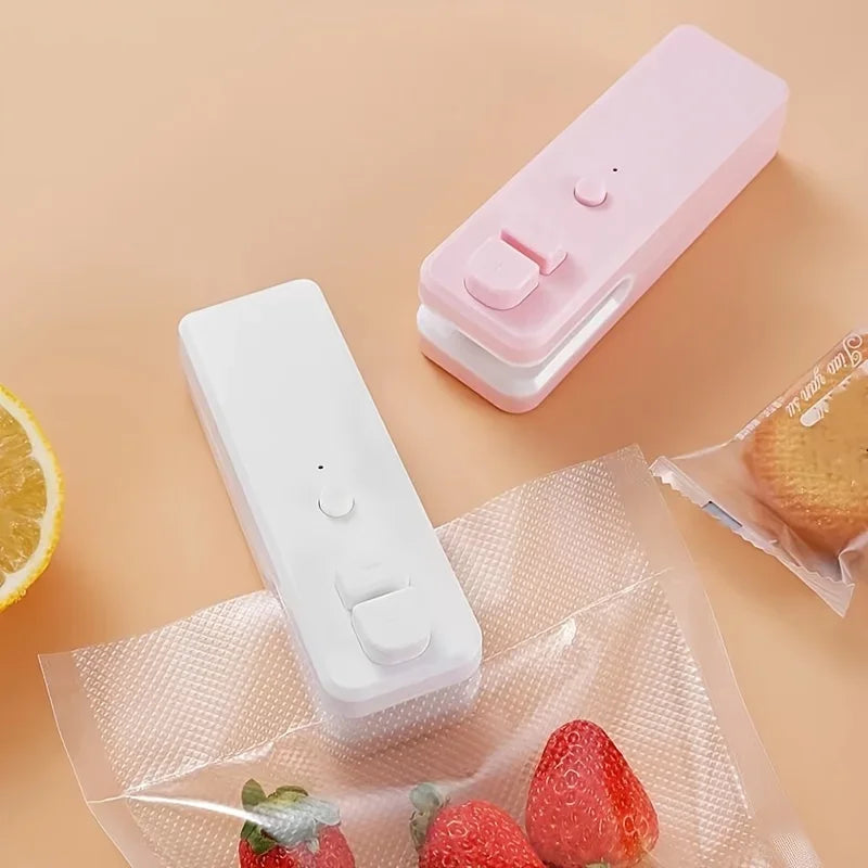 Tragbare Lebensmittel Beutel Versiegelungsmaschine USB Aufladbar Haushalt Vakuum Kaifeng Integriert Snack Versiegelung Küchen Werkzeuge