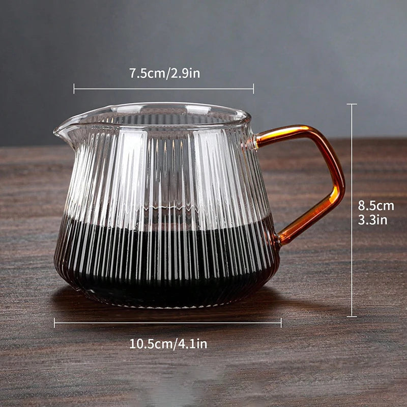 Kaffee-Kanne aus Glas