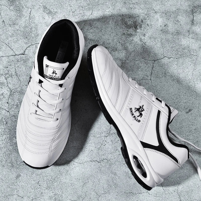 Men Sneakers Running shoes for men Platform New Breathable leather vulcanized shoes zapatos de hombre