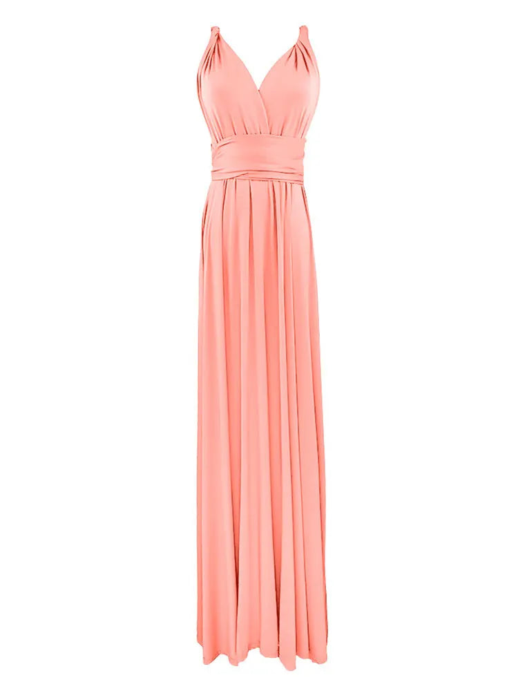 Sexy Women Boho Maxi Club Dress Red Bandage Long Dress Party Multiway Bridesmaids Convertible Infinity Robe Longue Femme