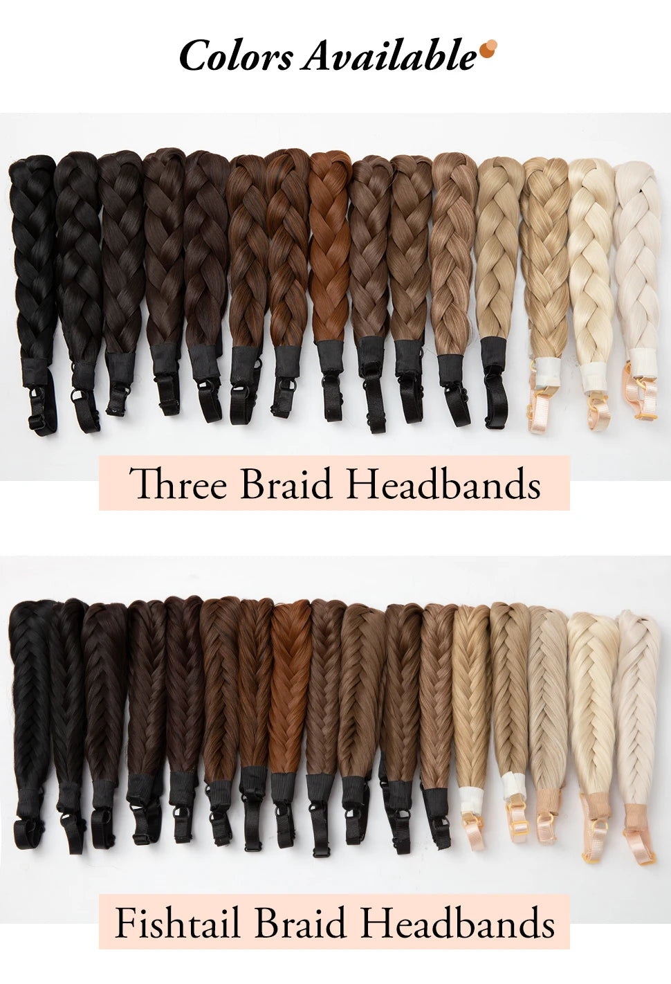Synthetic Premium Adjustable Handmade Braided Elastic Band Hair Fashion Braiding Hair Headband Headwear For Women
