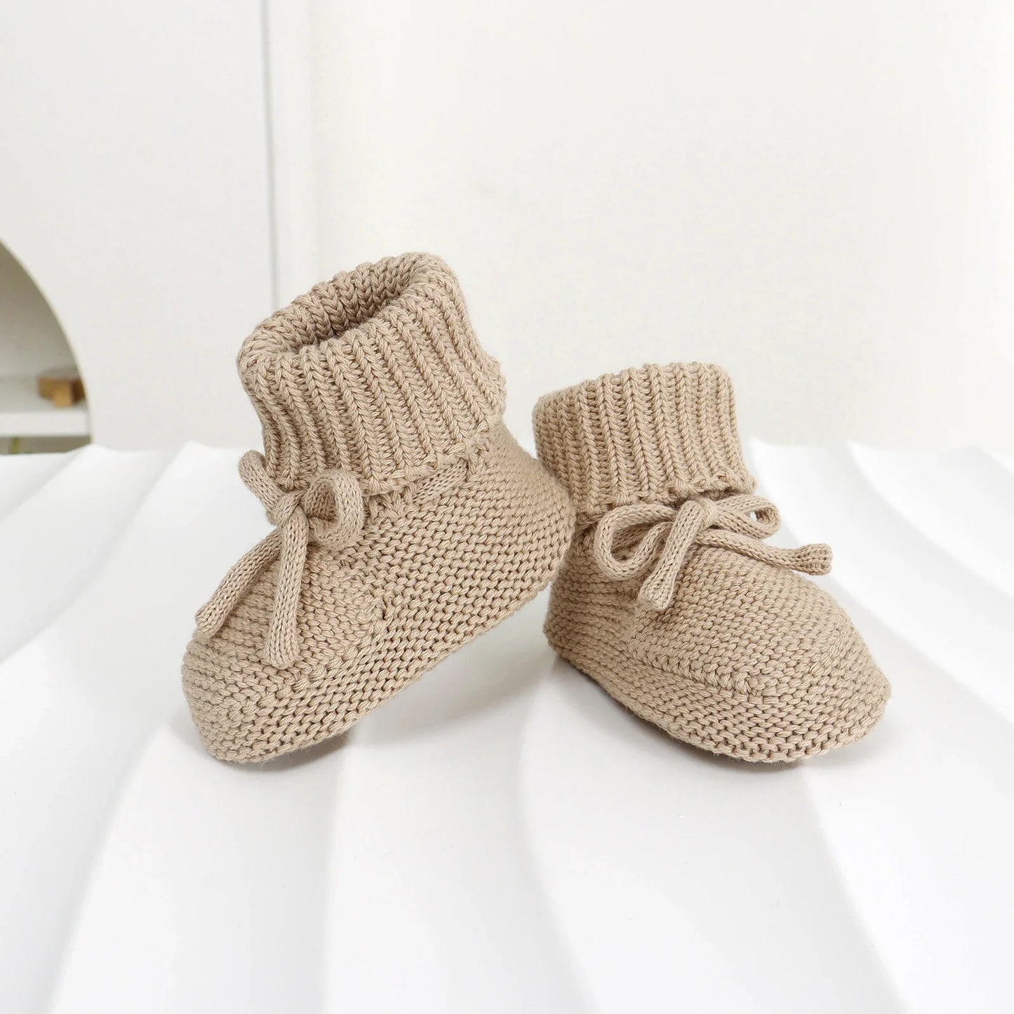 Baby-Stiefel 2025: Cotton-Knit Handmade - First Shoes Collection