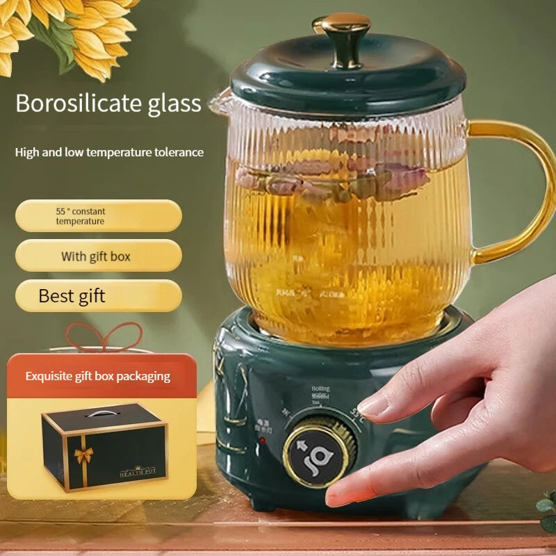 Gesundheitserhaltung Topf, Multi-funktional Haushalt Büro Konstante Temperatur Topf, Klein Glas Vollautomatisch Medizin Topf